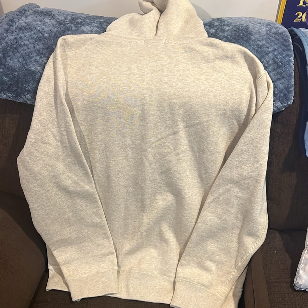 Polo by Ralph Lauren Men's Cream Full Zip Thick Lined Hoodie - Picture 9 of 9